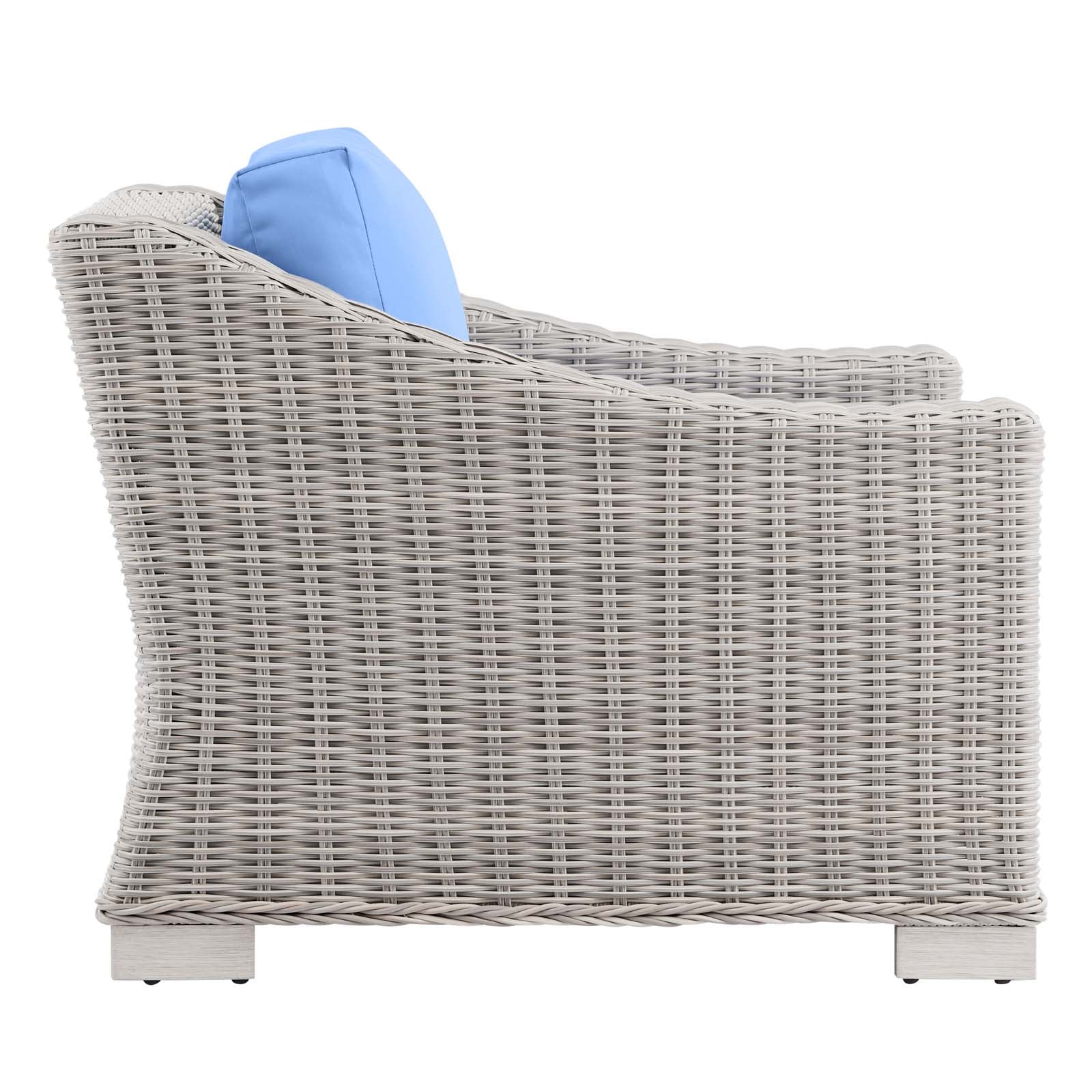 Conway 4-Piece Outdoor Patio Wicker Rattan Furniture Set by Modway