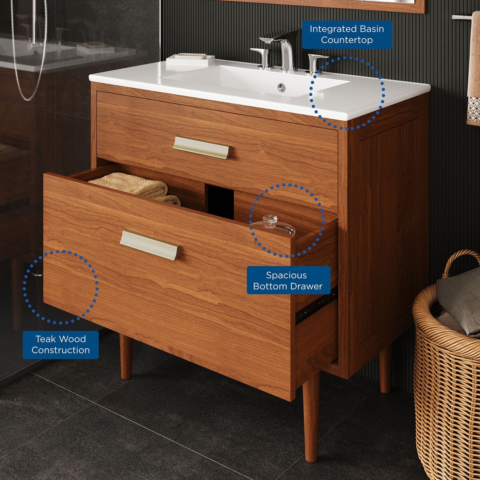 Cassia 36" Bathroom Vanity by Modway