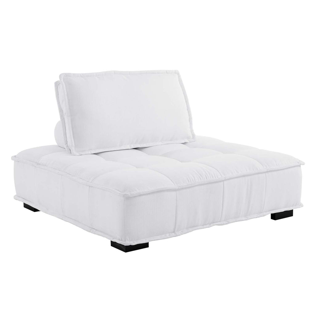 Saunter 4-Piece Tufted Fabric Fabric Sectional Sofa by Modway