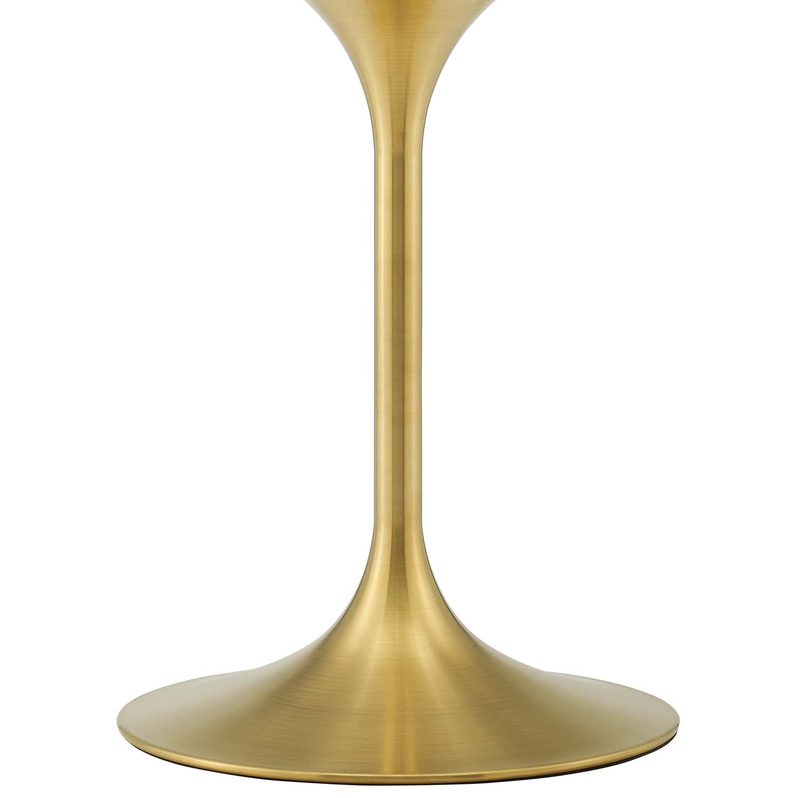 Lippa 28" Round Faux Marble Dining Table by Modway