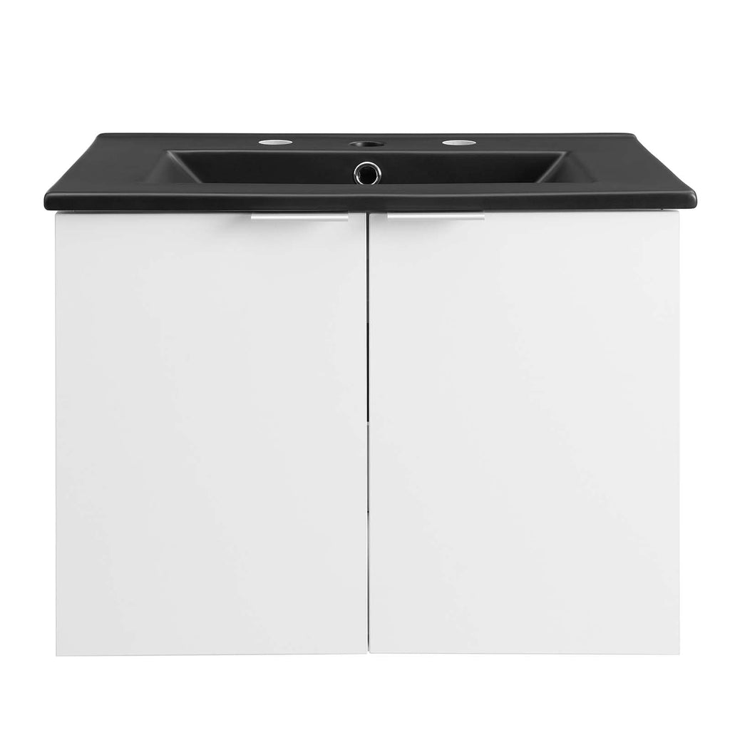 Maybelle 24" Wall-Mount Bathroom Vanity by Modway
