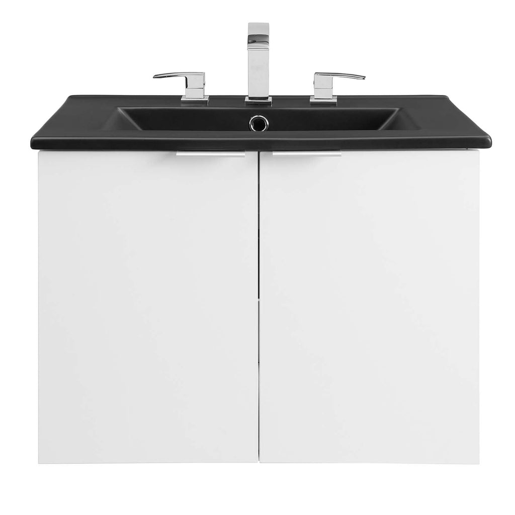 Maybelle 24" Wall-Mount Bathroom Vanity by Modway