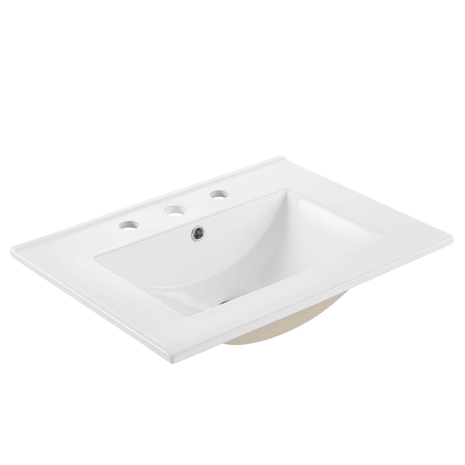 Maybelle 24" Wall-Mount Bathroom Vanity by Modway