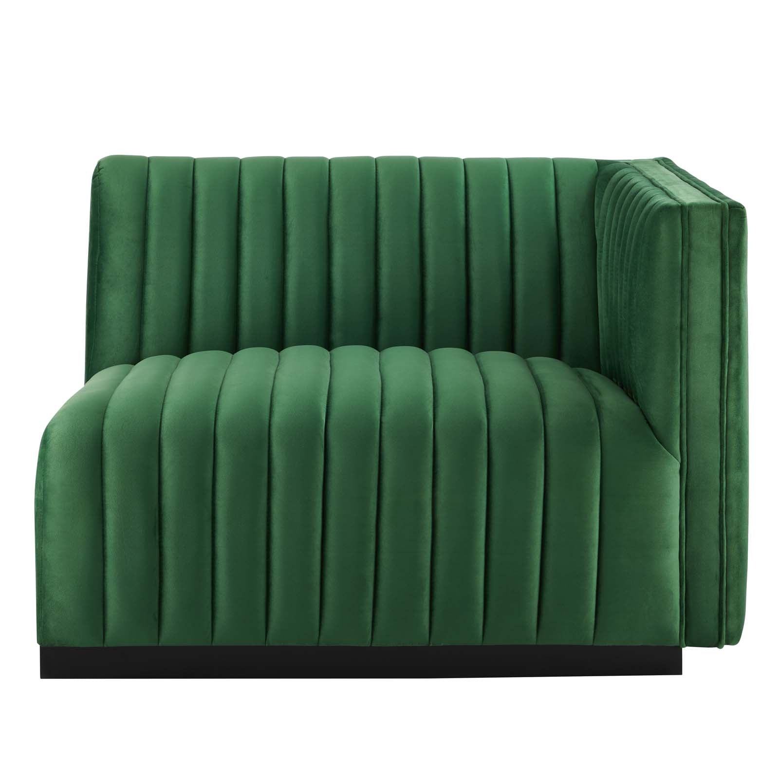 Conjure Channel Tufted Performance Velvet Right-Arm Chair by Modway