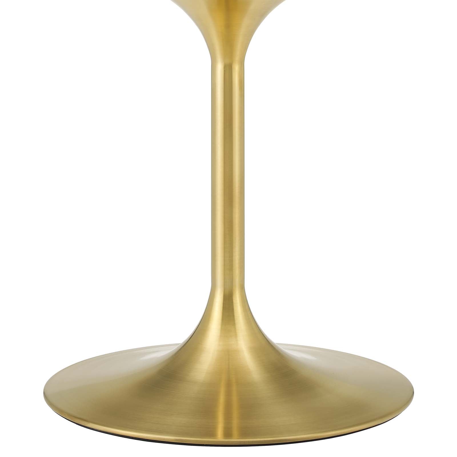 Lippa 78" Oval Faux Marble Dining Table by Modway