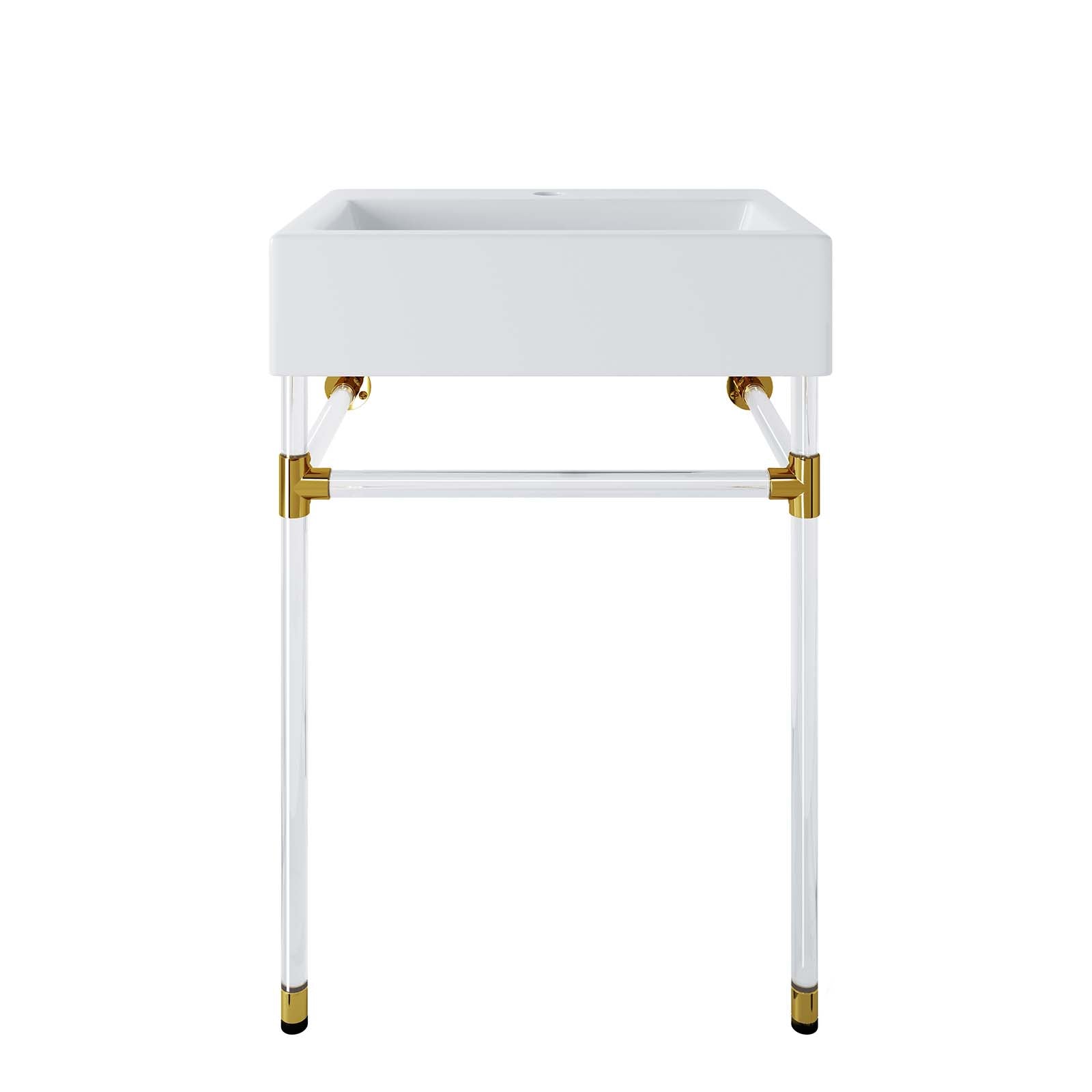 Redeem 24" Acrylic Wall-Mount Bathroom Vanity by Modway