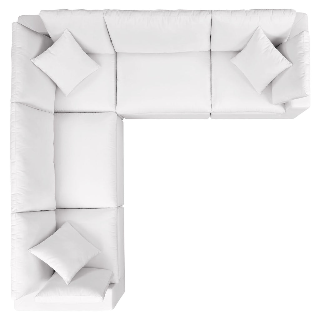 Commix 5-Piece Outdoor Patio Sectional Sofa by Modway