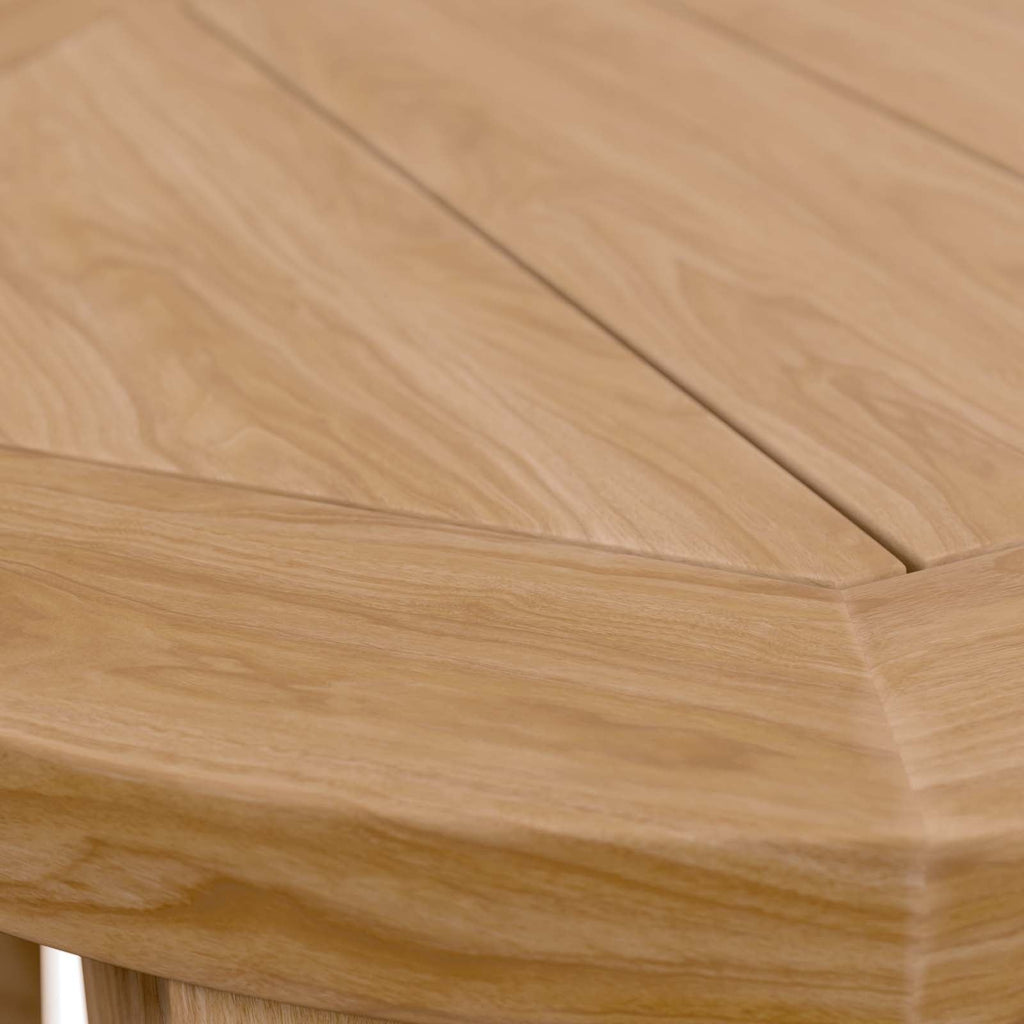 Brisbane Teak Wood Outdoor Patio Side Table by Modway