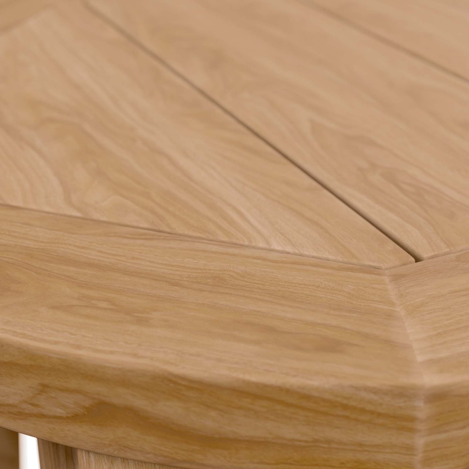 Brisbane Teak Wood Outdoor Patio Side Table by Modway