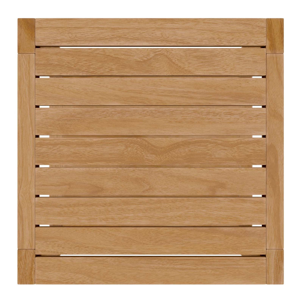 Carlsbad Teak Wood Outdoor Patio Side Table by Modway