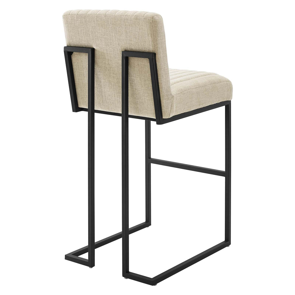 Indulge Channel Tufted Fabric Bar Stools by Modway