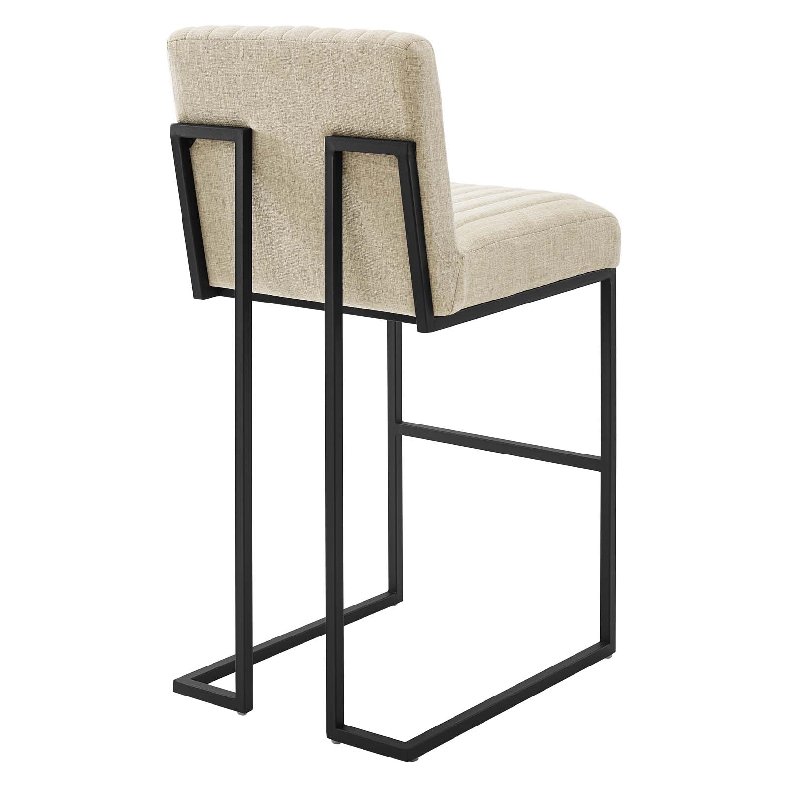 Indulge Channel Tufted Fabric Bar Stools by Modway
