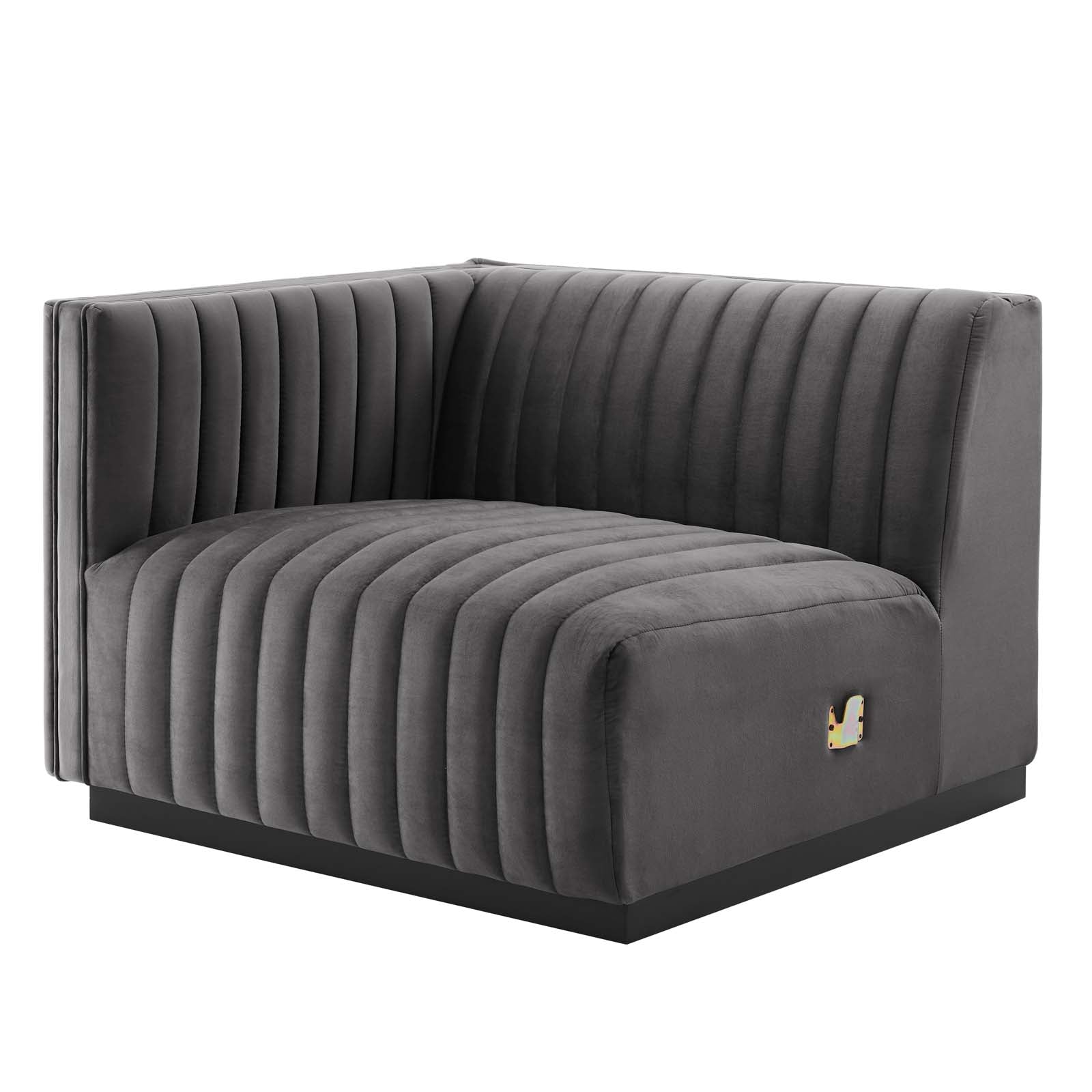 Conjure 4-Piece Channel Tufted Performance Velvet Sofa by Modway