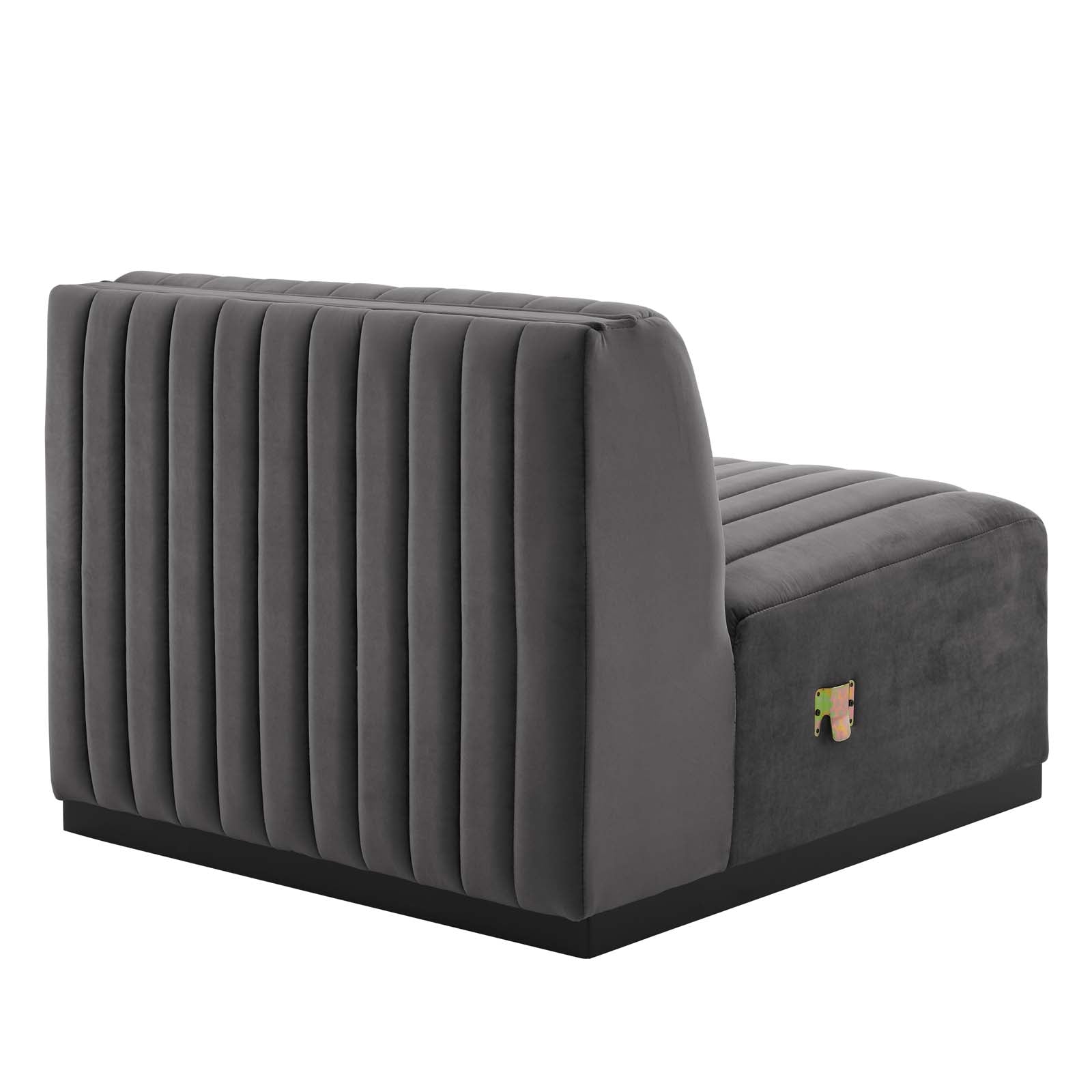 Conjure 4-Piece Channel Tufted Performance Velvet Sofa by Modway
