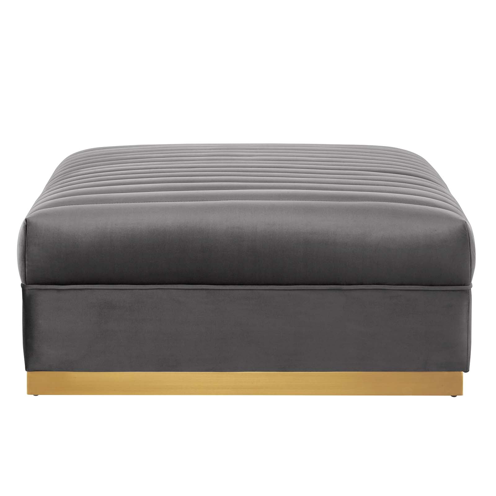 Sanguine 4-Piece Channel Tufted Performance Velvet Modular Sectional Sofa by Modway