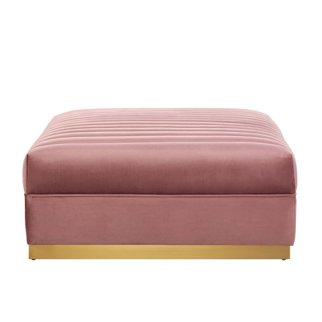 Sanguine 5-Piece Channel Tufted Performance Velvet Modular Sectional Sofa by Modway
