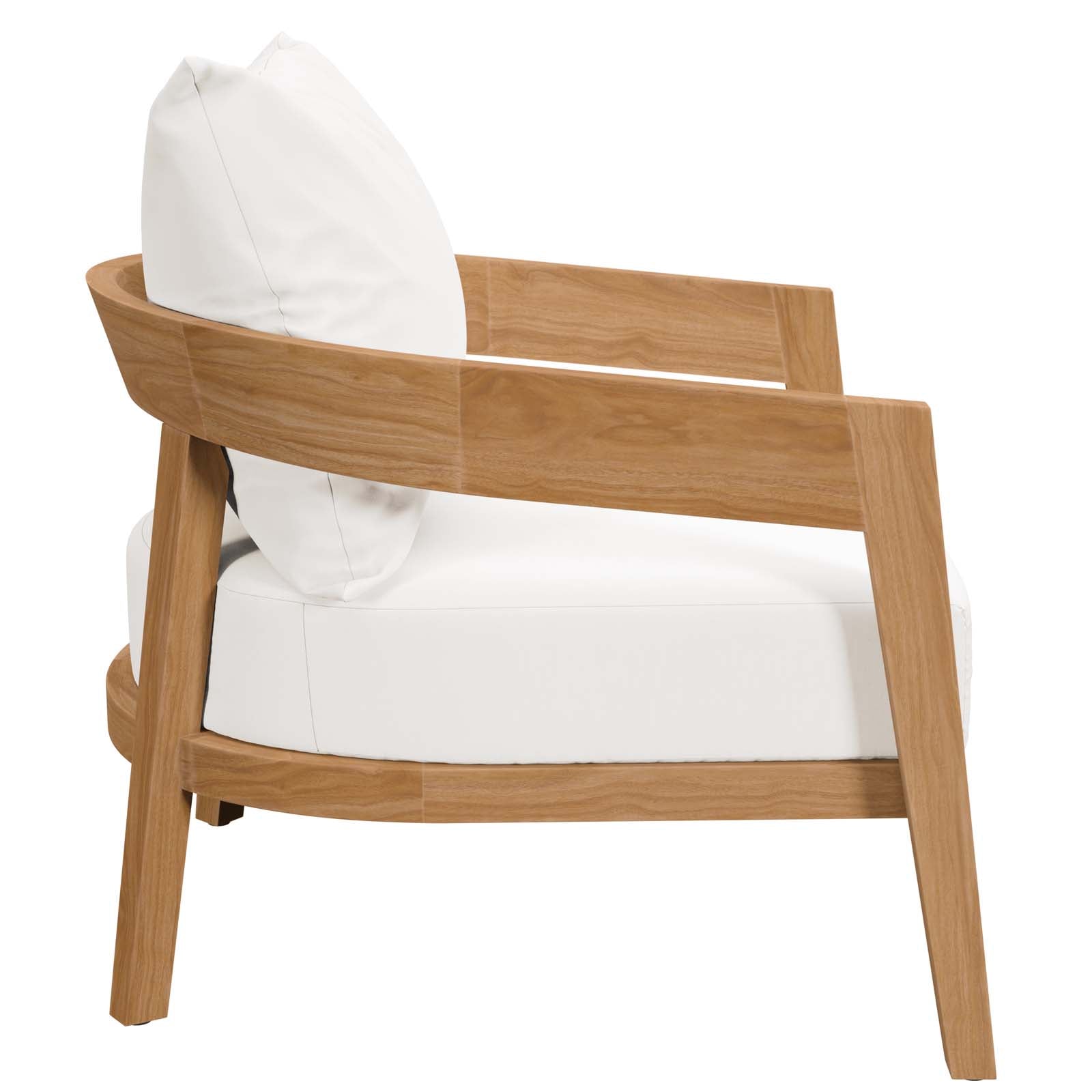 Brisbane 3-Piece Teak Wood Outdoor Patio Set by Modway