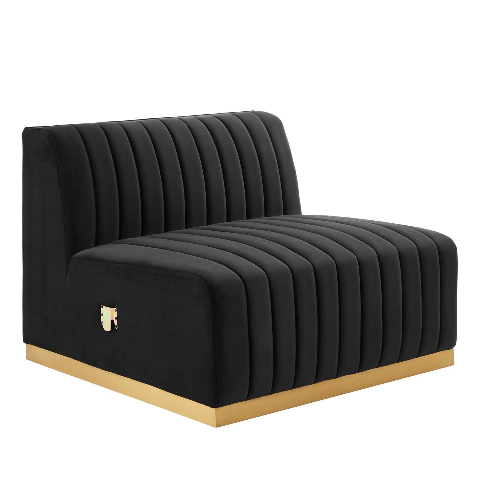 Conjure Channel Tufted Performance Velvet Sofa in