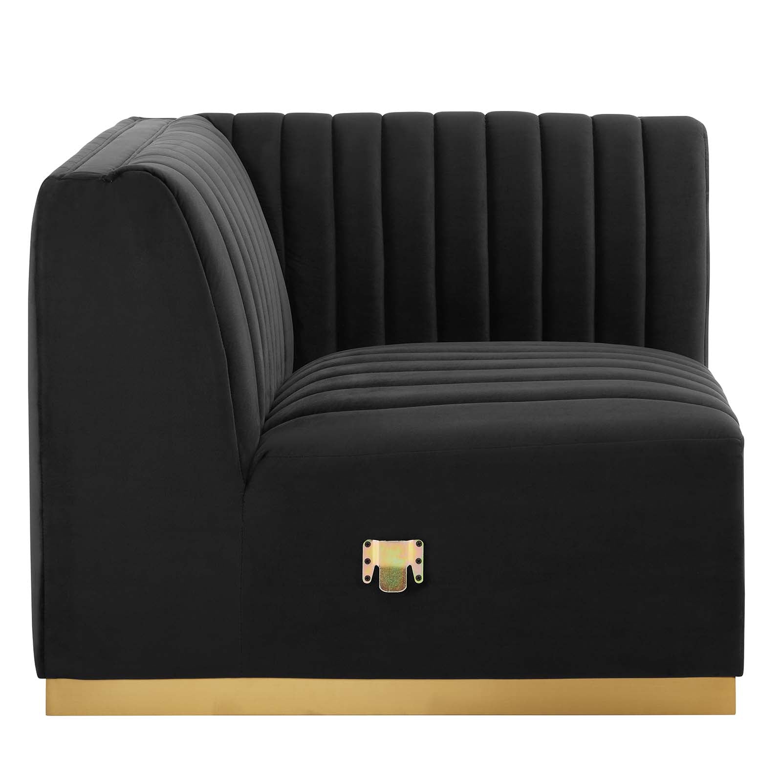 Conjure Channel Tufted Performance Velvet 5-Piece