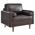 Valour Leather Armchair by Modway
