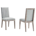 Maisonette French Vintage Tufted Fabric Fabric Dining Side Chair by Modway