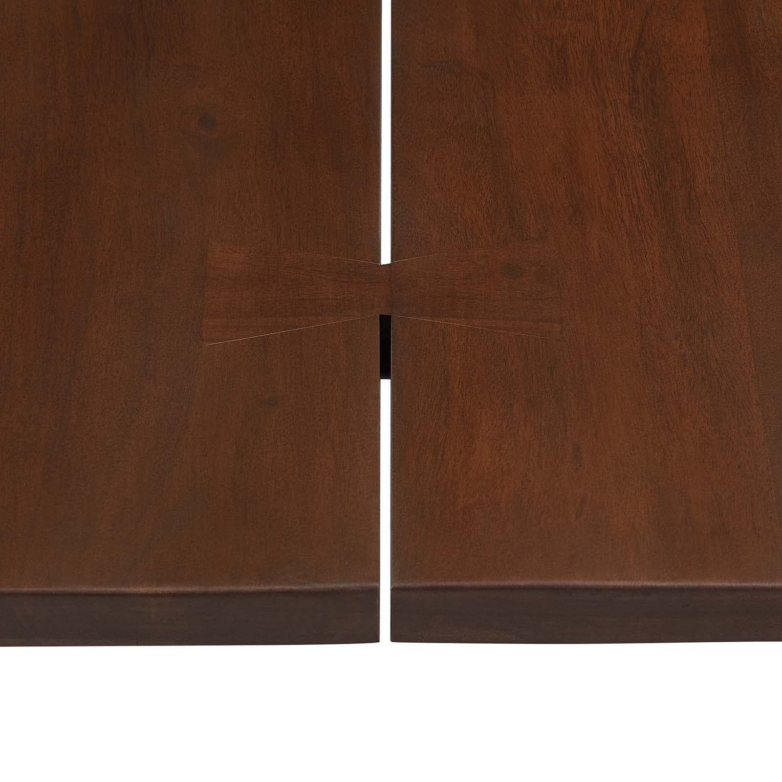 Viggo 74" Live Edge Acacia Wood Dining Table by Modway