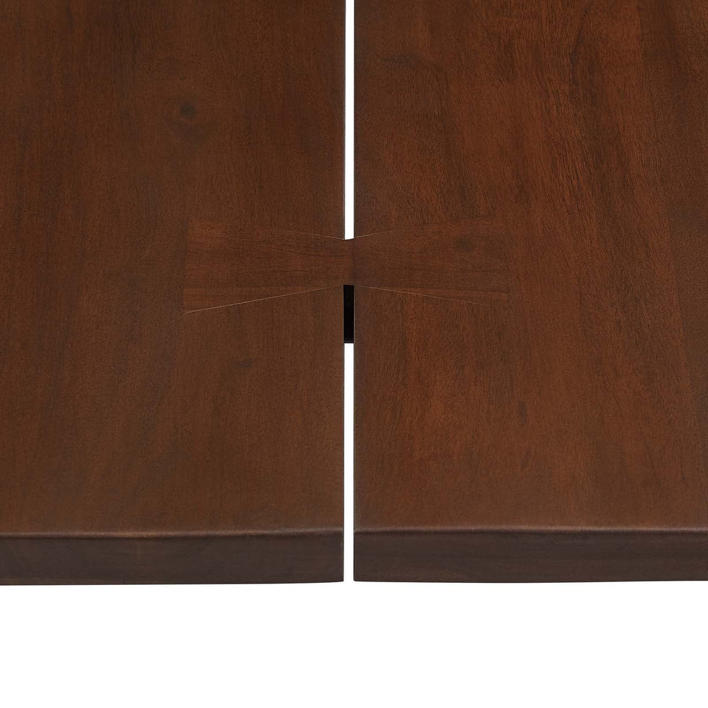 Ardor 74" Live Edge Acacia Wood Acacia Wood Dining Table by Modway