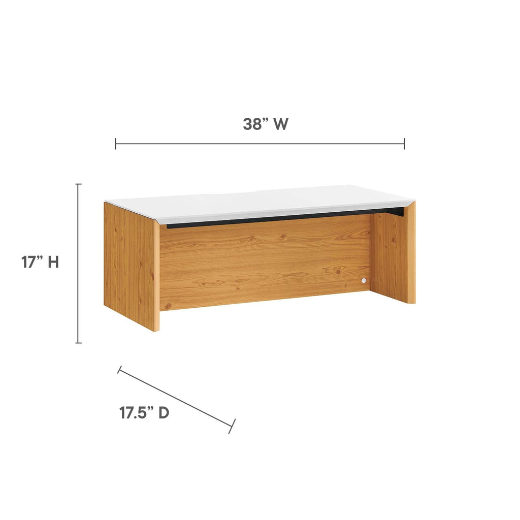 Kinetic 38" Wall-Mount Office Desk by Modway