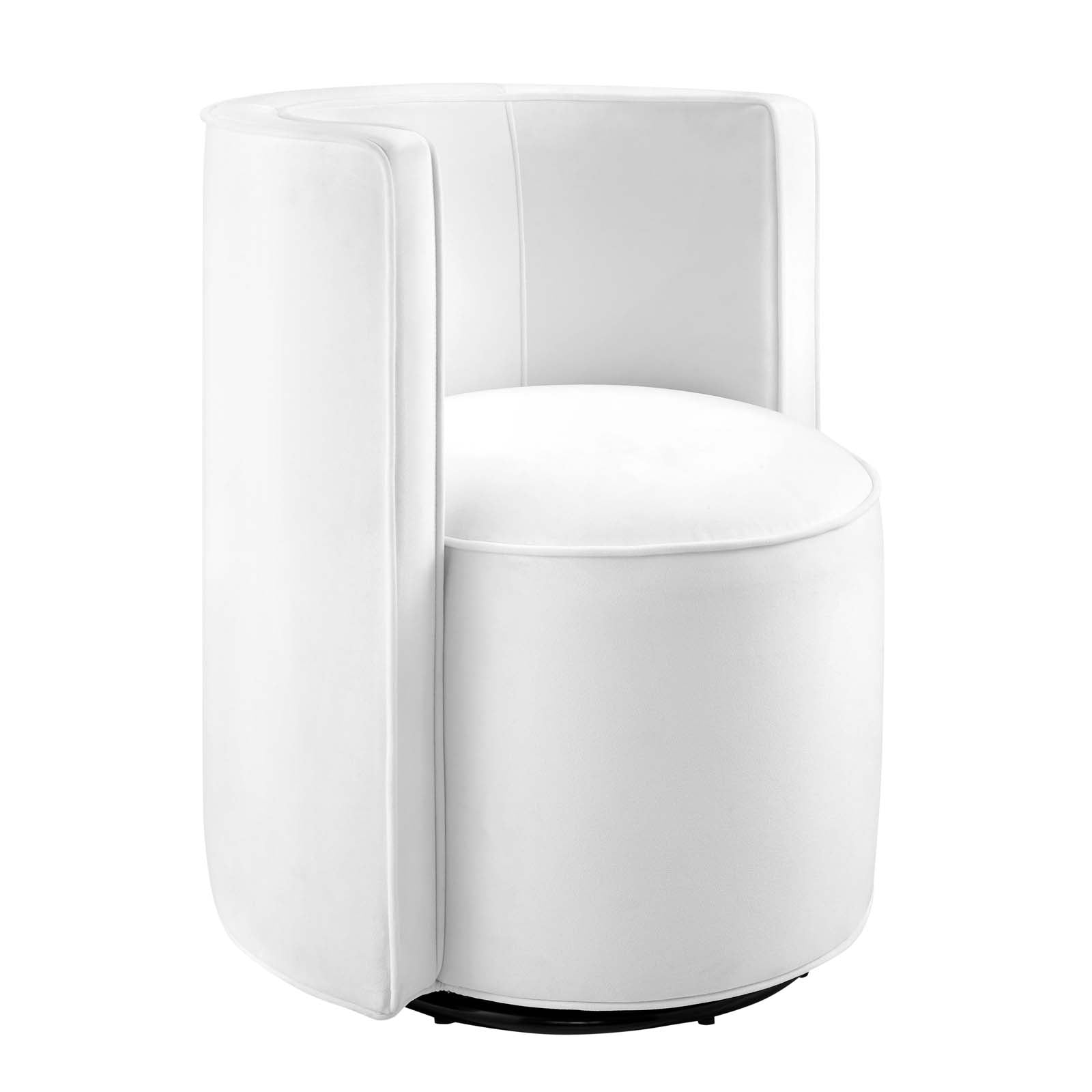 Della Performance Velvet Fabric Swivel Chair by Modway