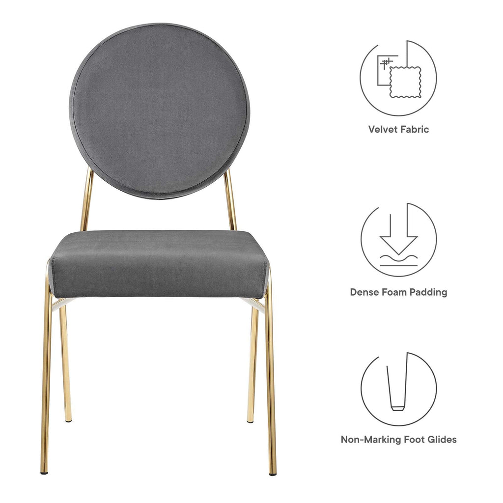 Craft Performance Velvet Dining Side Chair by Modway