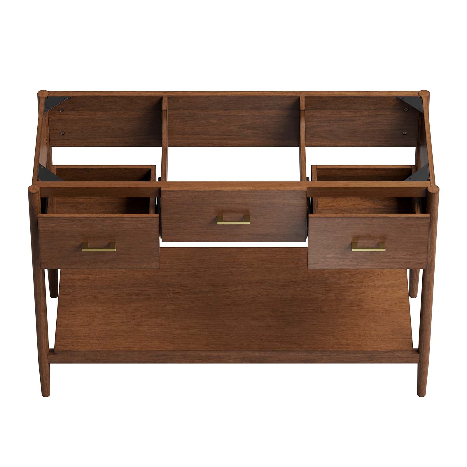 Zaire 48" Single Sink Compatible Bathroom Vanity Cabinet (Sink Basin Not Included) by Modway
