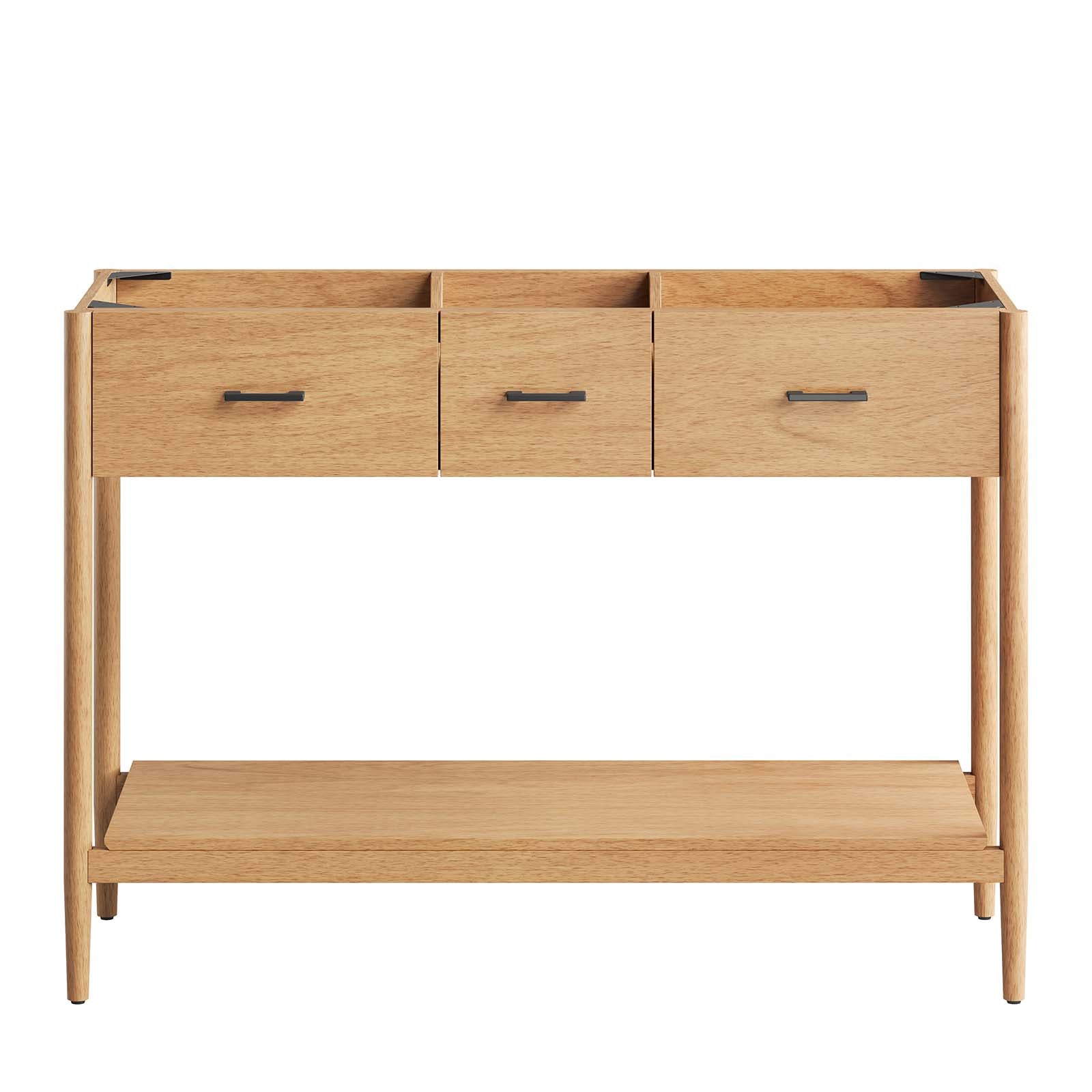 Zaire 48" Double Sink Compatible Bathroom Vanity Cabinet (Sink Basin Not Included) by Modway