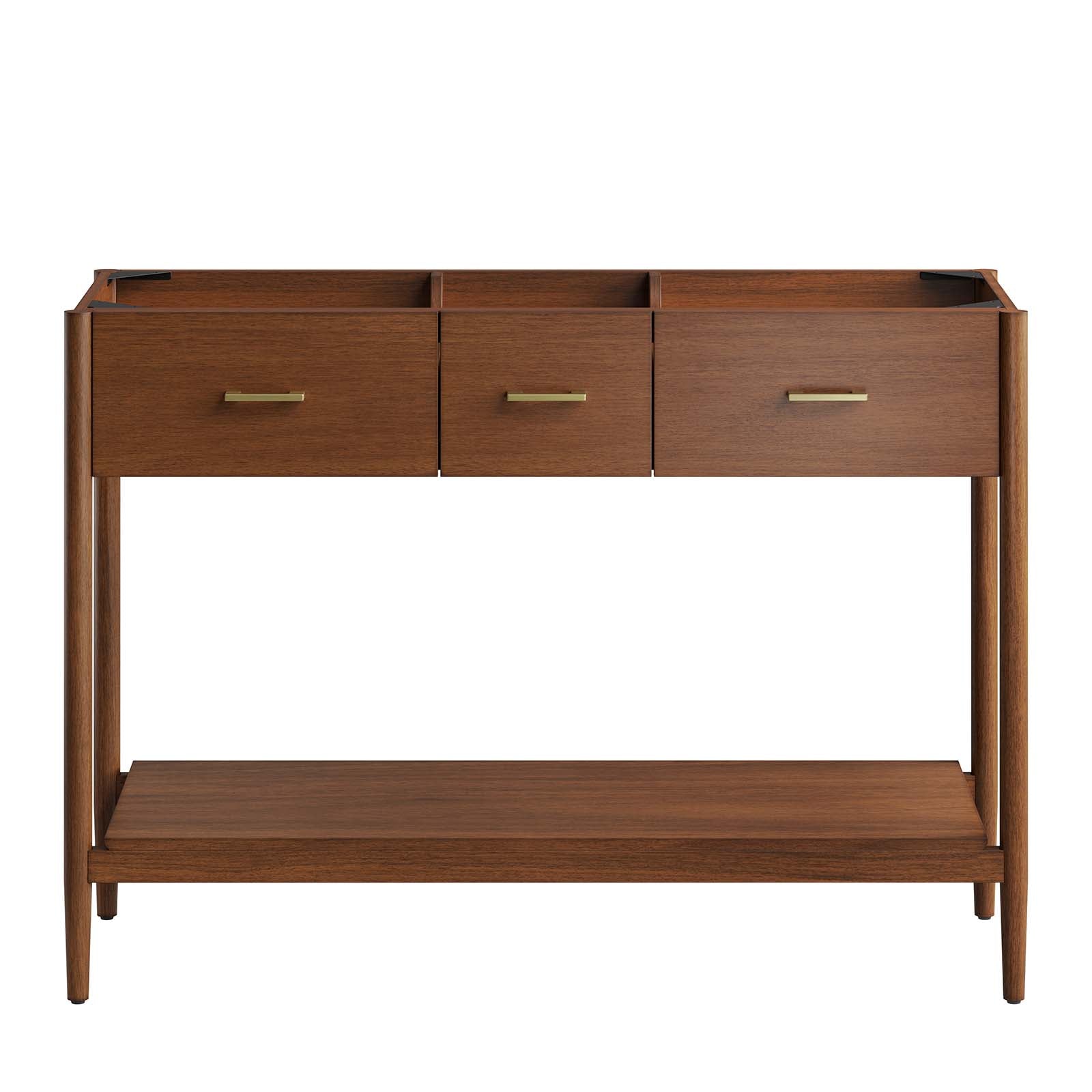 Zaire 48" Double Sink Compatible Bathroom Vanity Cabinet (Sink Basin Not Included) by Modway