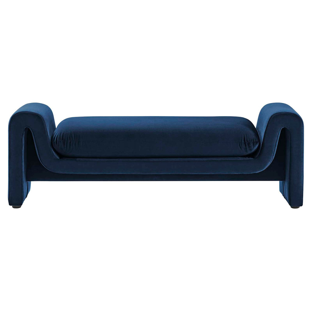 Waverly Performance Velvet Bench by Modway