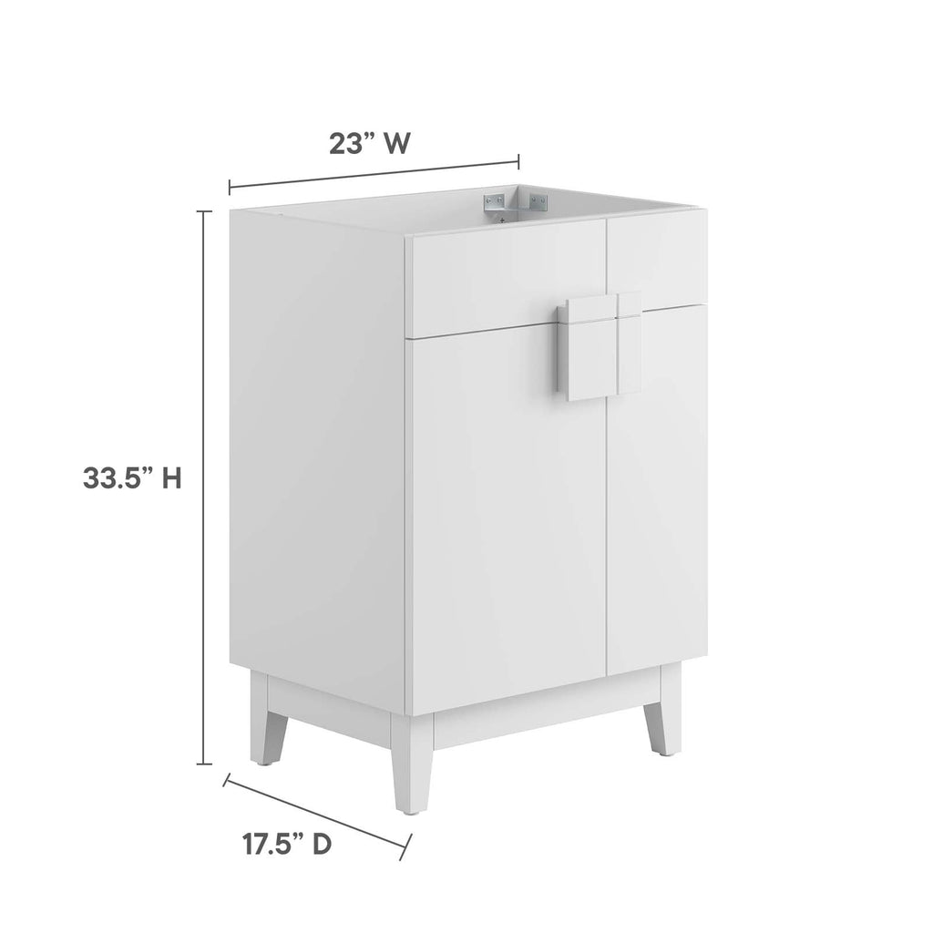 Miles 24" Bathroom Vanity Cabinet (Sink Basin Not Included) by Modway