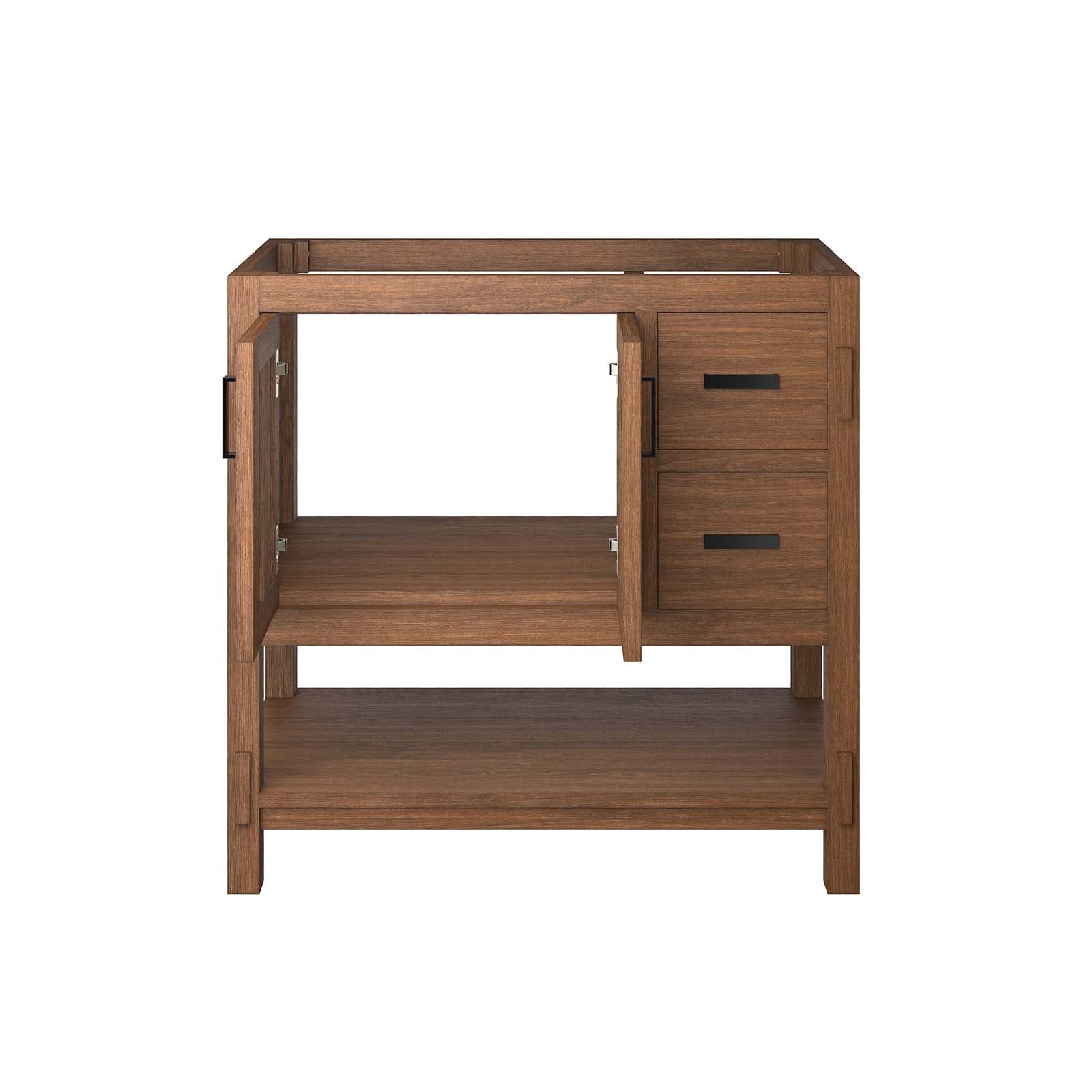 Ashlyn 36" Wood Bathroom Vanity Cabinet (Sink Basin Not Included) by Modway