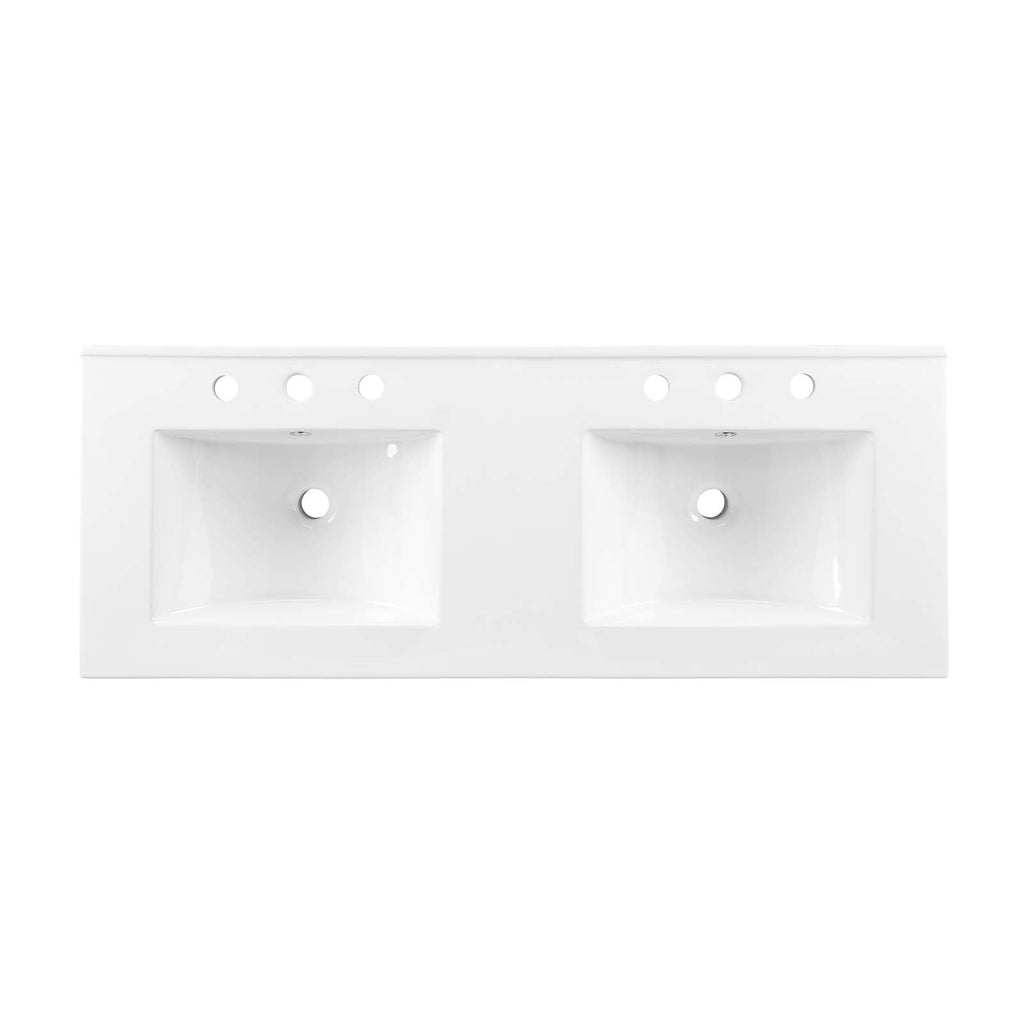 Alchemist 48" Double Sink Bathroom Vanity by Modway