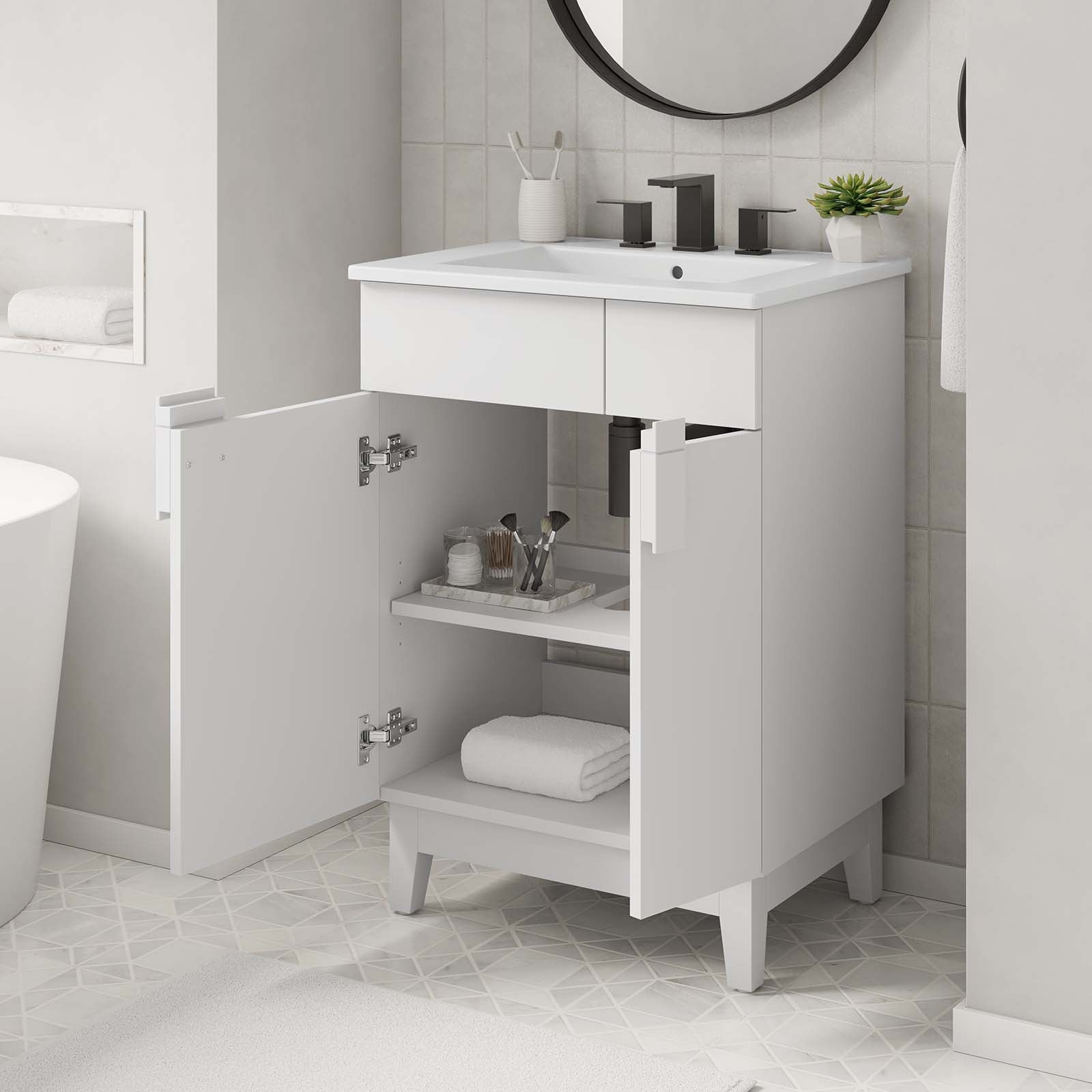 Miles 24" Bathroom Vanity by Modway