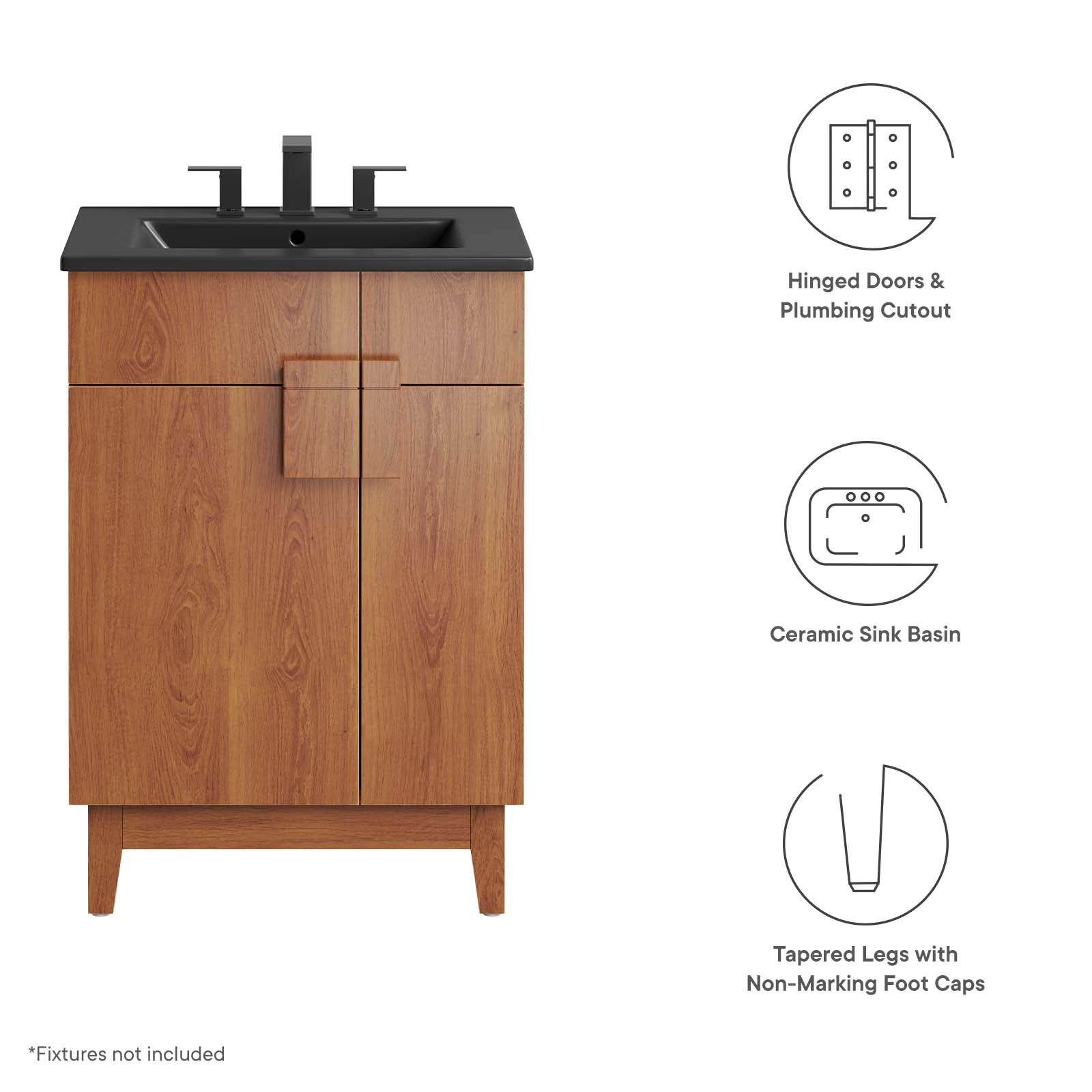 Miles 24" Bathroom Vanity by Modway