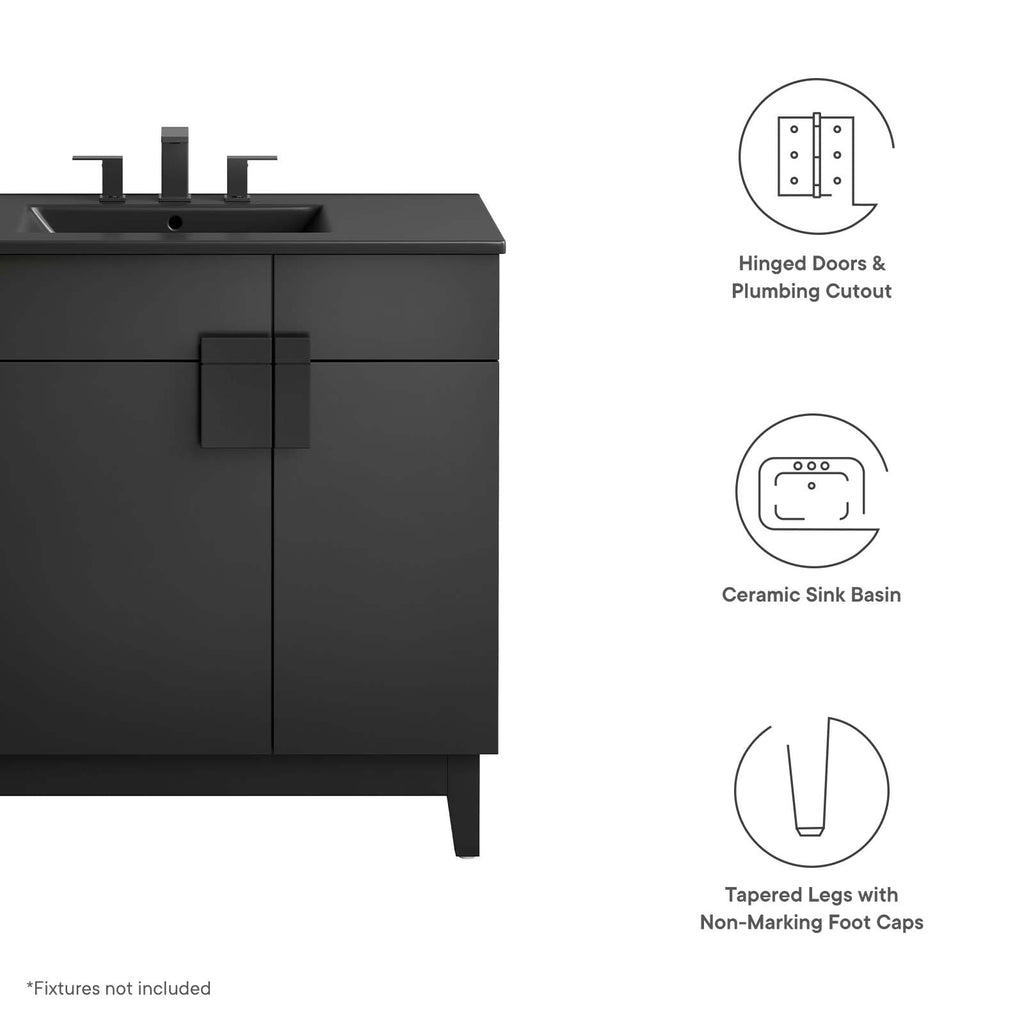Miles 36" Bathroom Vanity by Modway