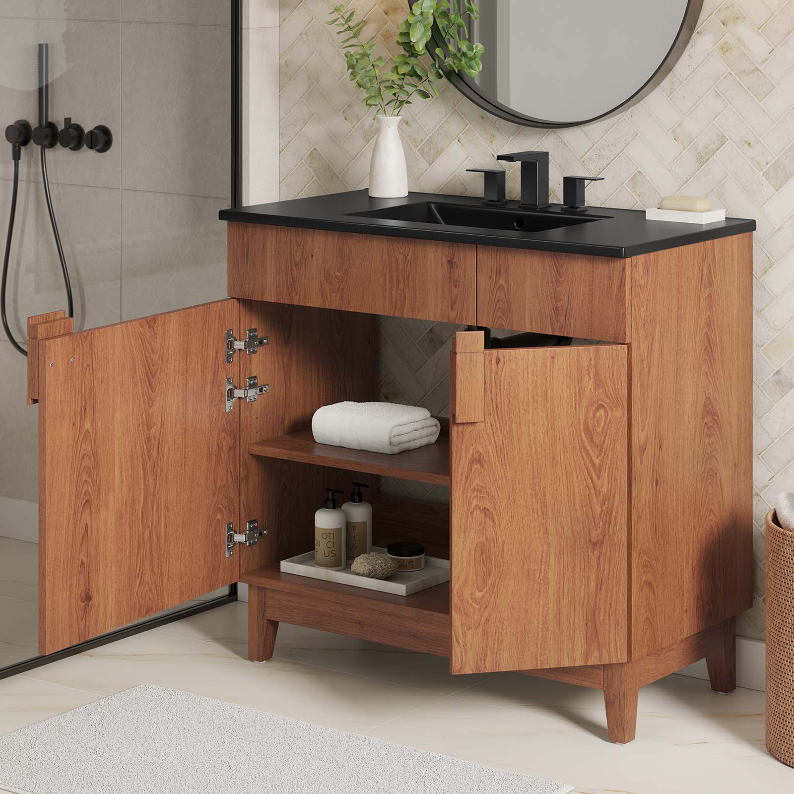 Miles 36" Bathroom Vanity by Modway