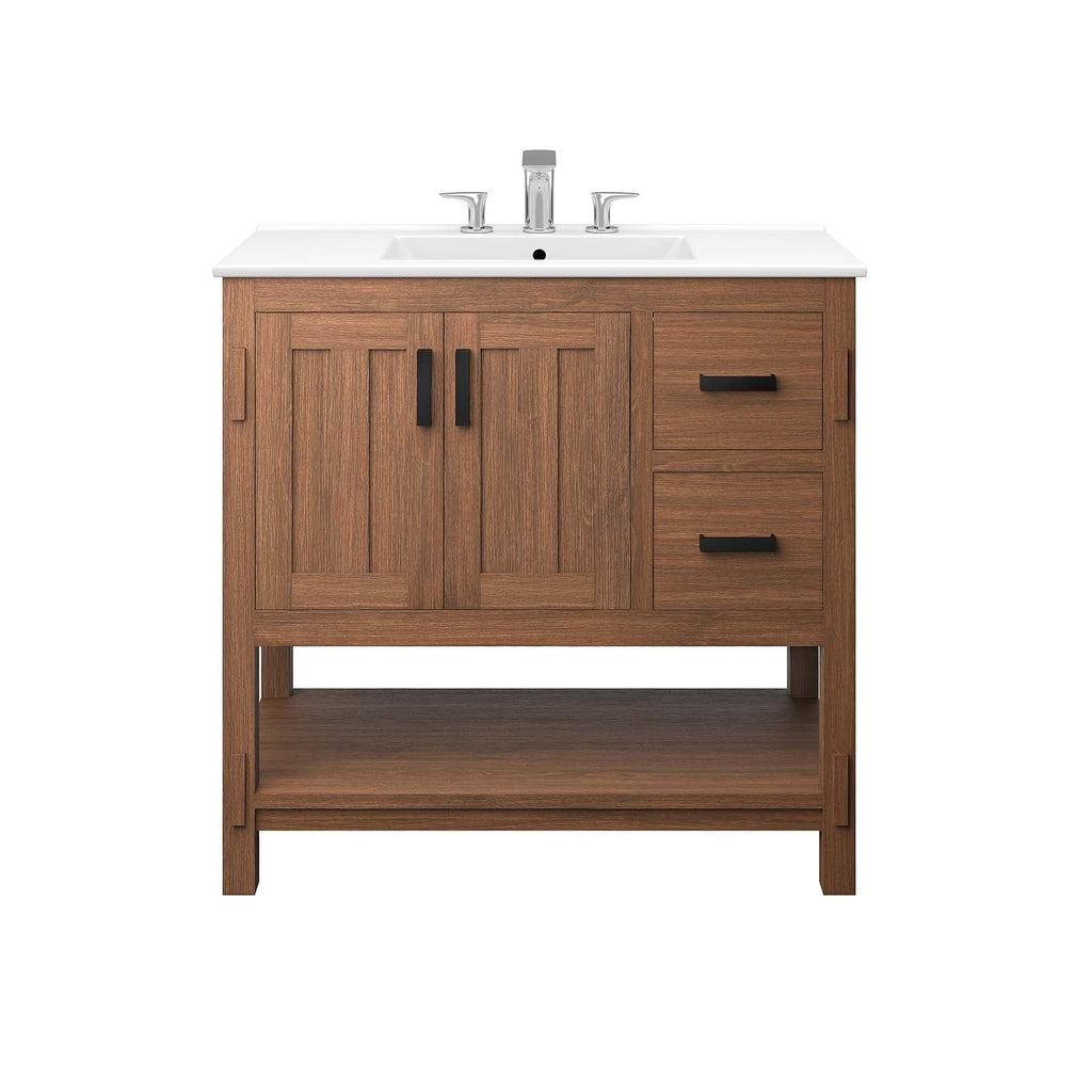 Ashlyn 36" Wood Bathroom Vanity by Modway