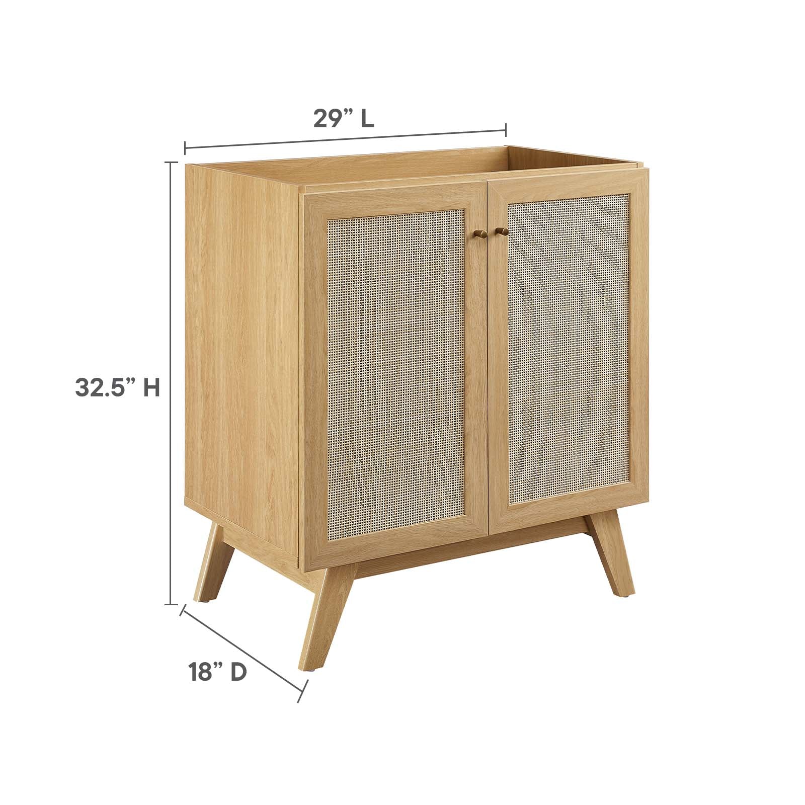 Soma 30" Bathroom Vanity Cabinet (Sink Basin Not Included) by Modway