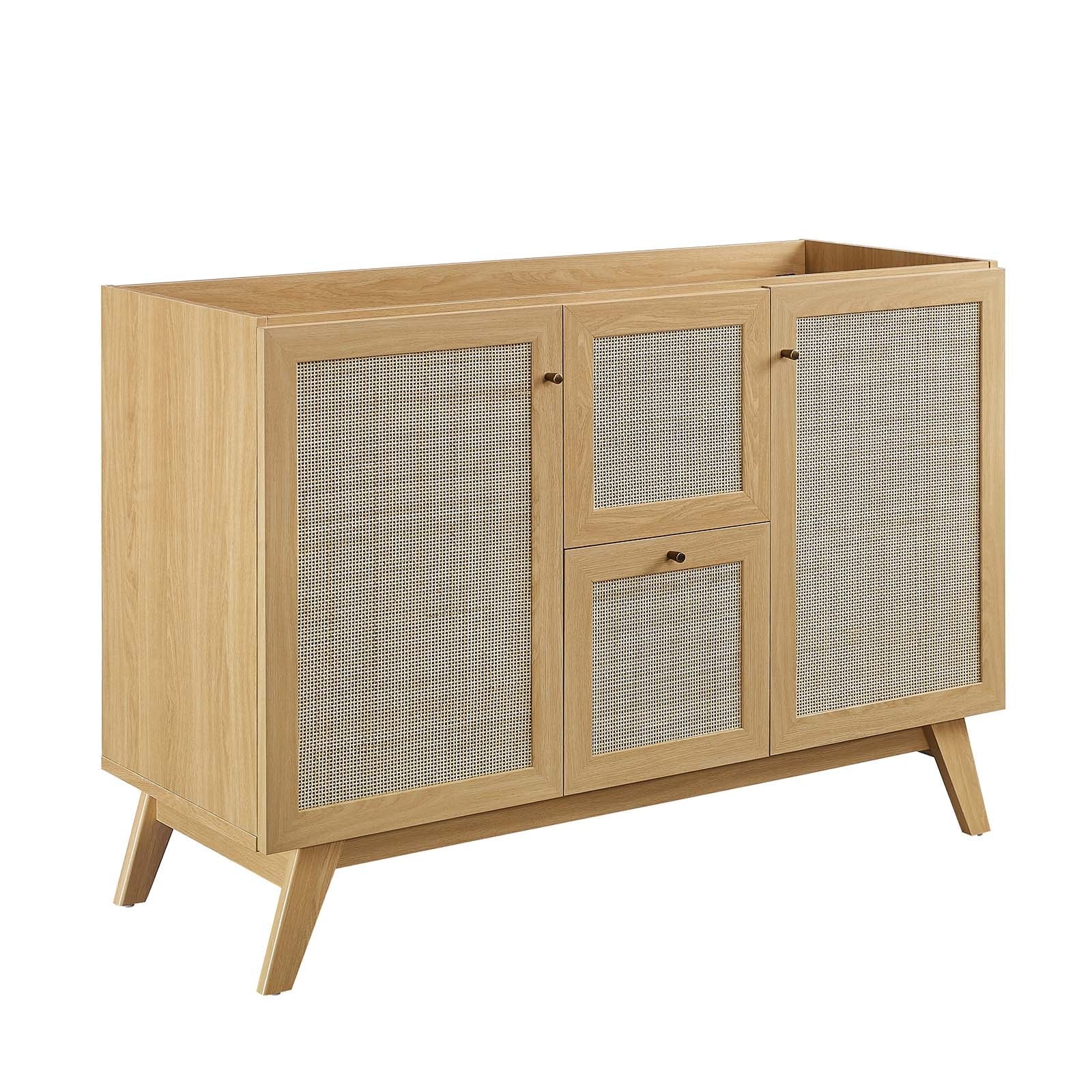 Soma 48" Single or Double Sink Compatible Bathroom Vanity Cabinet (Sink Basin Not Included) by Modway