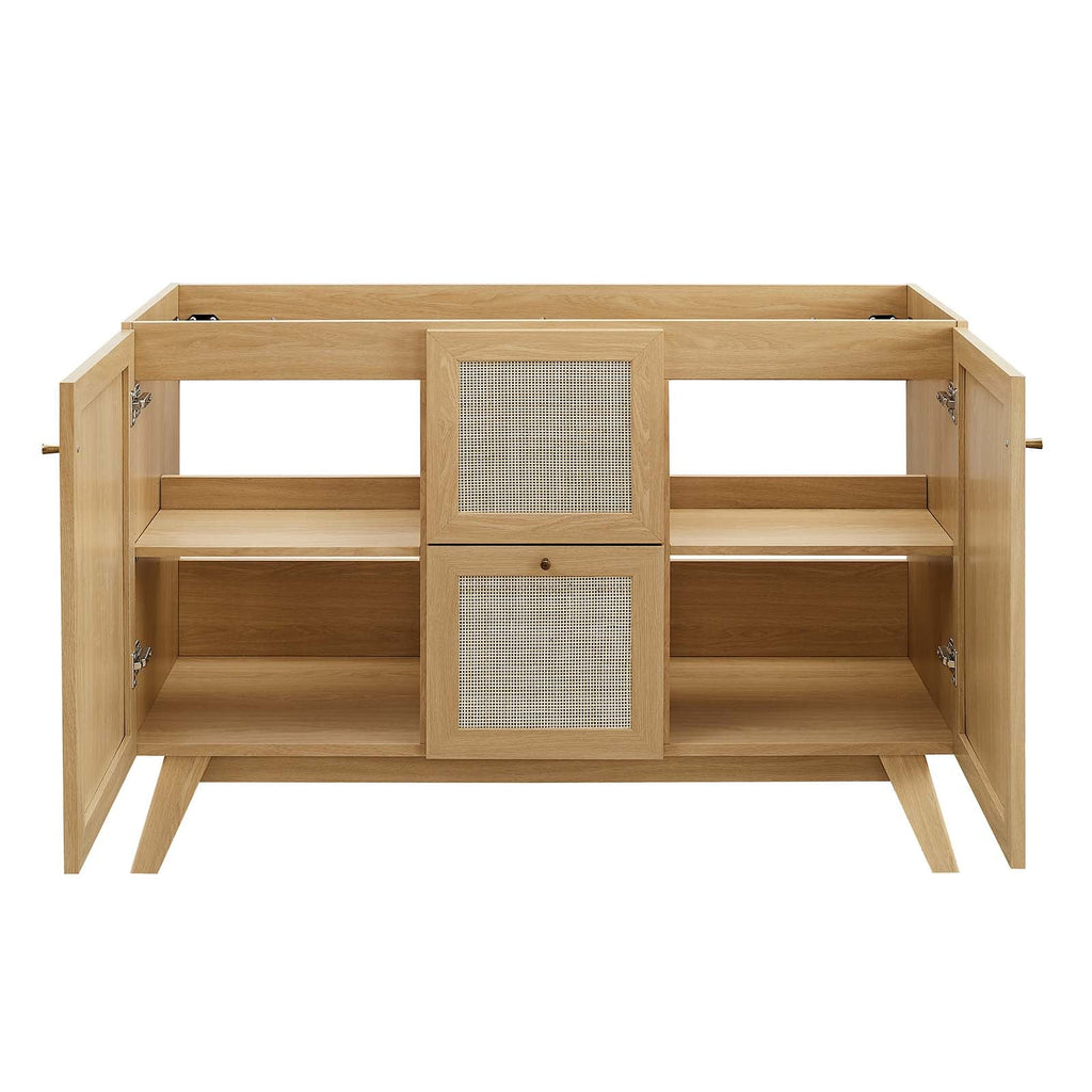 Soma 48" Single or Double Sink Compatible Bathroom Vanity Cabinet (Sink Basin Not Included) by Modway