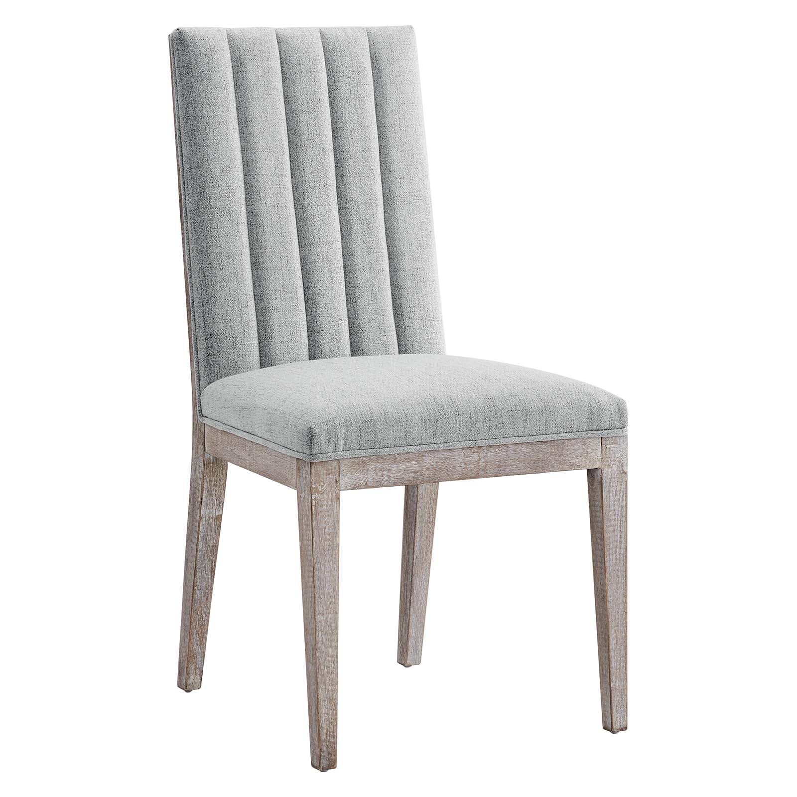 Maisonette French Vintage Tufted Fabric Dining Side Chairs Set of 2 by Modway