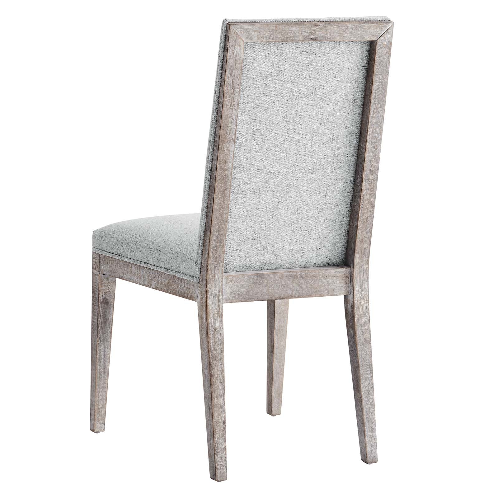 Maisonette French Vintage Tufted Fabric Dining Side Chairs Set of 2 by Modway