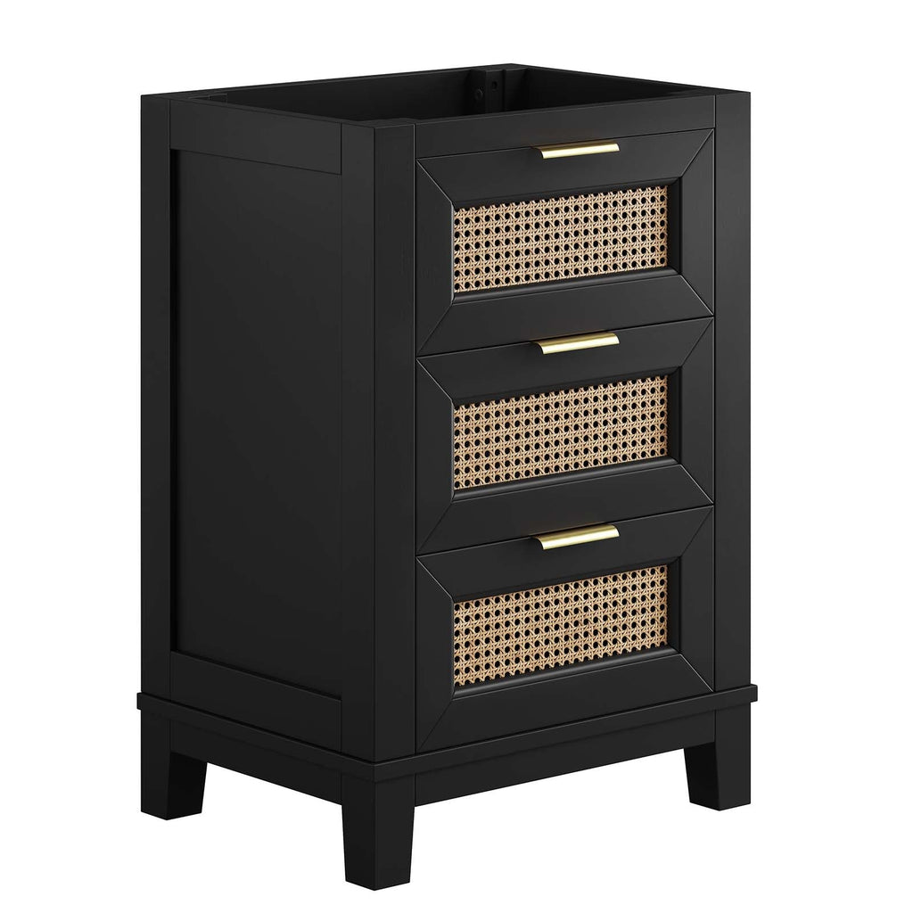 Dixie 24" Solid Wood Bathroom Vanity Cabinet (Sink Basin Not Included) by Modway