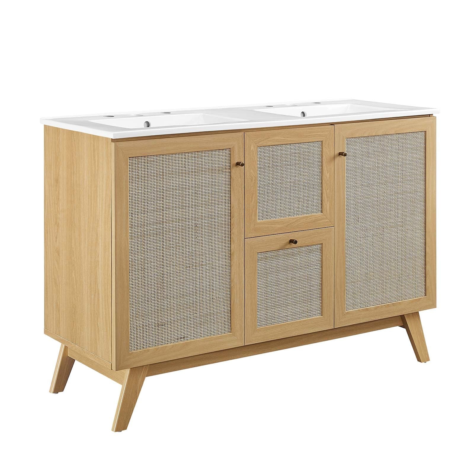 Soma 48" Double Sink Bathroom Vanity by Modway