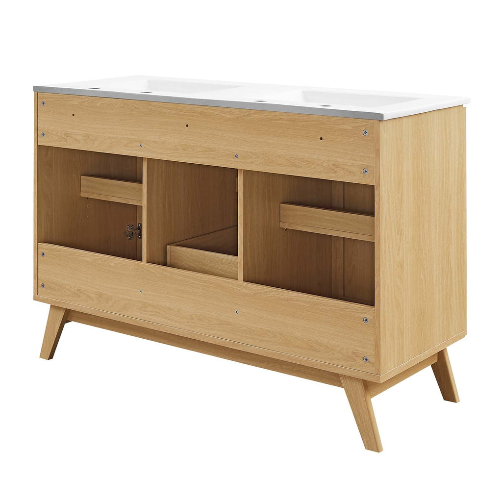Soma 48" Double Sink Bathroom Vanity by Modway